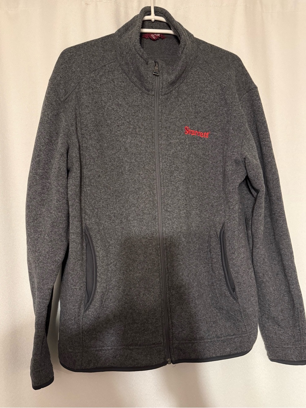 Gray Full-Zip Fleece Jacket - STARRETT